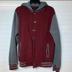 Ring Of Fire Letterman Style Sweater, Size Large